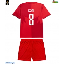 Canada Ismael Kone #8 Hjemmedraktsett Barn VM 2026 Kortermet (+ Korte bukser)